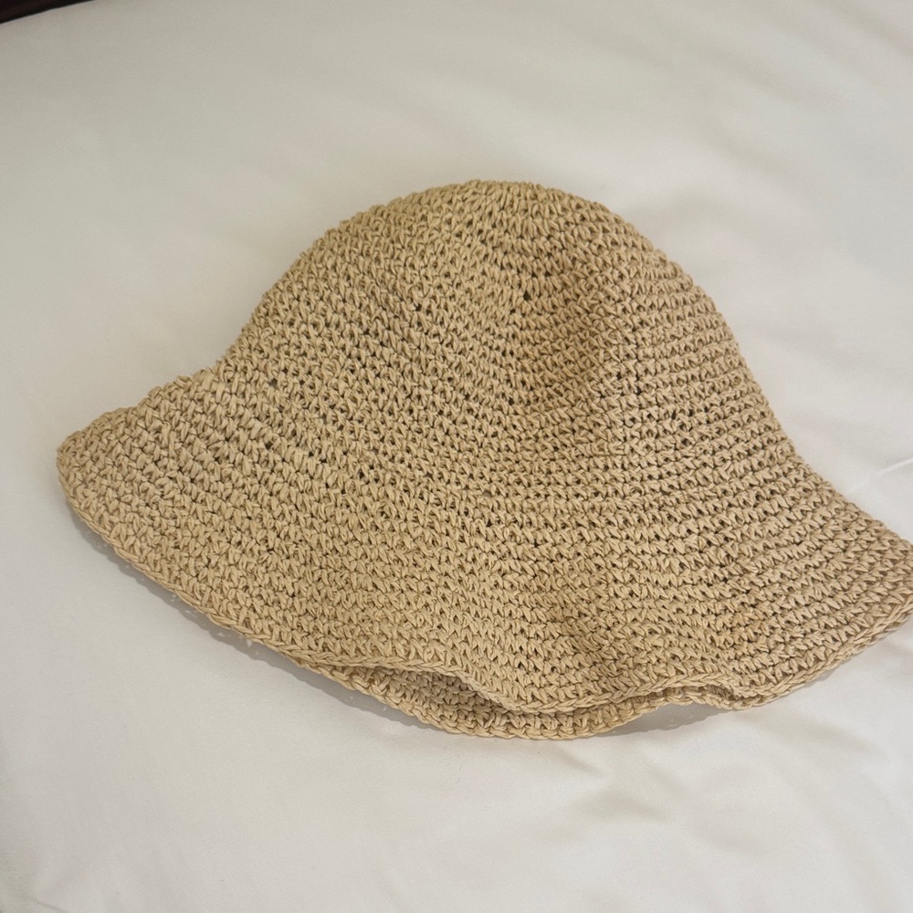 Nordstrom Tan Crochet Sun Hat